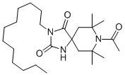 8-acetyl-3-dodecyl-7,7,9,9-tetramethyl-1,3,8-triazaspiro[4.5]decane-2,4-dione CAS#: 82537-67-5