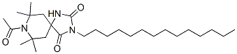 8-acetyl-3-tetradecyl-7,7,9,9-tetramethyl-1,3,8-triazaspiro[4.5]decane-2,4-dione CAS#: 83044-92-2