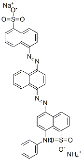 8-anilino-5-[[4-[(5-sulpho-1-naphthyl)azo]-1-naphthyl]azo]naphthalene-1-sulphonic acid, ammonium sodium salt CAS#: 83006-74-0