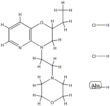8-ethyl-10-(2-morpholin-4-ylethyl)-7-oxa-2,10-diazabicyclo[4.4.0]deca- 2,4,11-triene trihydrochloride CAS#: 86979-90-0