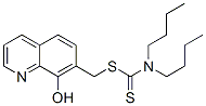 (8-hydroxyquinolin-7-yl)methyl dibutyldithiocarbamate CAS#: 87236-71-3