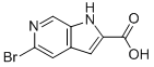 5-bromo-1H-pyrrolo[2,3-c]pyridine-2-carboxylic acid CAS#: 800401-71-2