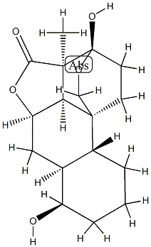 (3S)-3a,5aβ,6,6aβ,7,8,9,10,10aα,10cβ-Decahydro-3α,7α-dihydroxy-3aβ-methyl-4H-3,10bβ-ethano-1H,3H-benzo[h]furo[4,3,2-de]-2-benzopyran-4-one CAS#: 80454-44-0