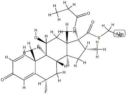 6,9-difluoro-11-hydroxy-16-methyl-3-oxo-17-(1-oxopropoxy)-, S-(bromomethyl)ester, (6α,11β,16α,17α)- CAS#: 80474-27-7