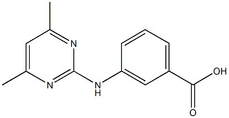 3-[(4,6-DIMETHYLPYRIMIDIN-2-YL)AMINO]BENZOICACID CAS#: 81261-77-0