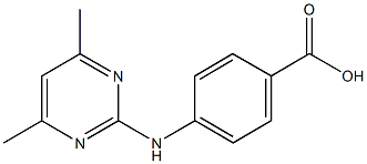 4-[(4,6-DIMETHYLPYRIMIDIN-2-YL)AMINO]BENZOICACID CAS#: 81261-97-4