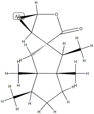 [1S,1'S,4S,5R,(+)]-3',3'a,4',5',6',6'a-Hexahydro-1'α,3'aα,4'α,6'aα-tetramethylspiro[2,6-dioxabicyclo[3.1.0]hexane-4,2'(1'H)-pentalene]-3-one CAS#: 81674-82-0