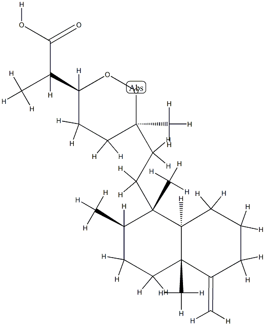 (3R,6S,αS)-6-[2-[(1S,8aβ)-Decahydro-1,2α,4aα-trimethyl-5-methylenenaphthalen-1β-yl]ethyl]-α,6-dimethyl-1,2-dioxane-3-acetic acid CAS#: 81738-66-1