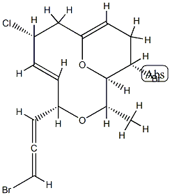 (1R,2S,5E)-2α-Methyl-4α-[(R)-3-bromo-1,2-propadienyl]-7α-chloro-12α-bromo-3,13-dioxabicyclo[7.3.1]trideca-5,9-diene CAS#: 81920-18-5