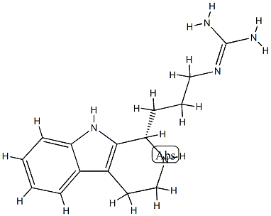 (-)-N-[3-[(S)-2,3,4,9-Tetrahydro-1H-pyrido[3,4-b]indole-1α-yl]propyl]guanidine CAS#: 82054-21-5