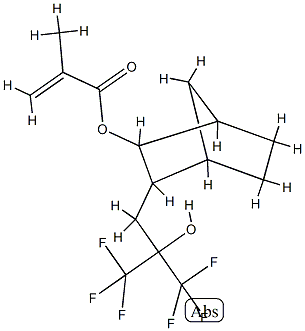 2-[(1′,1′,1′-Trifluoro-2′-(trifluoromethyl)-2′-hydroxy)propyl]-3-norbornyl methacrylate			 CAS#: 824411-04-3