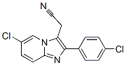 6-Chloro-2-(4-chlorophenyl)imidazo[1,2-α]pyridine-3-acetonitrile CAS#: 82626-72-0