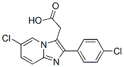 6-Chloro-2-(4-chlorophenyl)imidazo[1,2-α]pyridine-3-acetic Acid CAS#: 82626-74-2