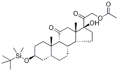 (3α,5β)-21-(Acetyloxy)-3-[[(1,1-diMethylethyl)diMethylsilyl]oxy]-17-hydroxy-pregnane-11,20-dione CAS#: 83274-72-0