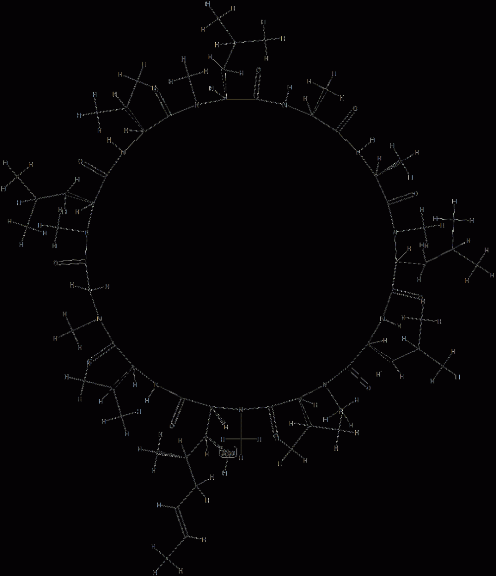 Cyclo[L-Ala-D-Ala-N-methyl-L-Leu-L-Leu-N-methyl-L-Val-N-methyl-α-[(1R,2S,4E)-1-hydroxy-2-methyl-4-hexenyl]-L-Gly-L-Val-N-methyl-Gly-N-methyl-L-Leu-L-Val-N-methyl-L-Leu-] CAS#: 83563-93-3
