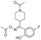 (E)-1-Acetyl-N-(acetyloxy)-α-(5-fluoro-2-hydroxyphenyl)-4-piperidinemethanimine CAS#: 84163-52-0