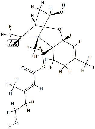 (-)-12,13-Epoxytrichotheca-9-ene-4β,15-diol 15-[(E)-5-hydroxy-3-methyl-2-pentenoate] CAS#: 84412-91-9