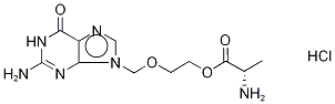 9-[[2-(α-L-Alanyloxy)ethoxy]methyl]guanine Hydrochloride CAS#: 84499-63-8