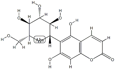 (+)-6-β-D-Glucopyranosyl-5,7-dihydroxy-2H-1-benzopyran-2-one CAS#: 84740-26-1