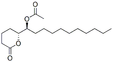(6R)-6α-[(S)-1-Acetoxyundecyl]tetrahydro-2H-pyran-2-one CAS#: 85551-42-4