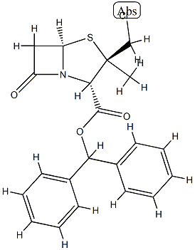 (2S,5R)-3α-Chloromethyl-3-methyl-7-oxo-4-thia-1-azabicyclo[3.2.0]heptane-2β-carboxylic acid benzhydryl ester CAS#: 85573-73-5