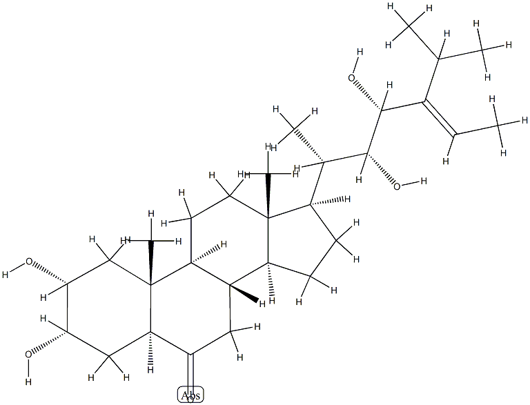 (22R,23R,24E)-2α,3α,22,23-Tetrahydroxy-24-ethylidene-5α-cholestan-6-one CAS#: 85797-14-4