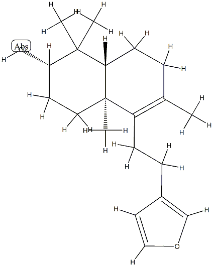 [2S,(+)]-5-[2-(3-Furanyl)ethyl]-1,2,3,4,4a,7,8,8aα-octahydro-1,1,4aβ,6-tetramethylnaphthalene-2β-ol CAS#: 86450-74-0