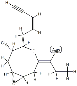 (1S,3Z,8R)-3-(1-Bromopropylidene)-6β-chloro-5β-[(Z)-2-penten-4-ynyl]-4,9-dioxabicyclo[6.1.0]nonane CAS#: 86747-06-0