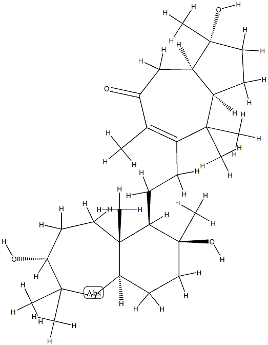 (3R,9aα)-Decahydro-2,2,5aβ,7α-tetramethyl-6β-[2-[(3R,3aR,8aR)-1,2,3,3a,4,5,8,8a-octahydro-3-hydroxy-3,6,8,8-tetramethyl-5-oxoazulen-7-yl]ethyl]-1-benzoxepine-3α,7β-diol CAS#: 86748-30-3