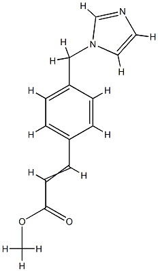 （2E）-3-[4-(1H-Imidazol-1-ylmethyl)_phenyl]-2-propenoic acid methyl ester CAS#: 86911-17-3