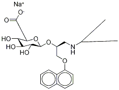 (S)-Propranolol β-D-Glucuronide Sodium Salt CAS#: 87144-73-8