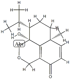 (6aS)-3,6a,7,8,9,9a-Hexahydro-9aβ-hydroxy-6aβ-methyl-9β-(1-methylethyl)-4H-naphtho[1,8-cd]-1,2-dioxin-4-one CAS#: 87174-91-2
