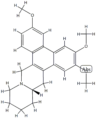 [14aS,(+)]-11,12,13,14,14aα,15-Hexahydro-2,3,6-trimethoxy-9H-phenanthro[9,10-b]quinolizine CAS#: 87302-53-2