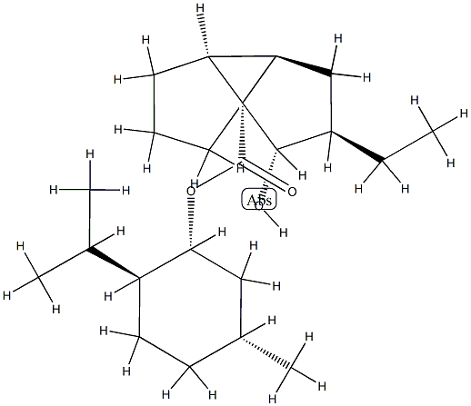 (1S,3R,6α)-3β-Ethyl-4α-hydroxytricyclo[4.3.0.01,5]nonane-5β-carboxylic acid [2α-(1-methylethyl)-5β-methylcyclohexan-1β-yl] ester CAS#: 87316-17-4