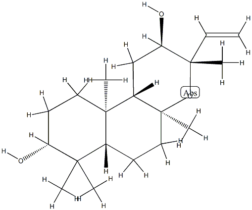 (2R,6aβ,10bβ)-3α-Ethenyldodecahydro-3,4aα,7,7,10aα-pentamethyl-1H-naphtho[2,1-b]pyran-2β,8α-diol CAS#: 88142-96-5