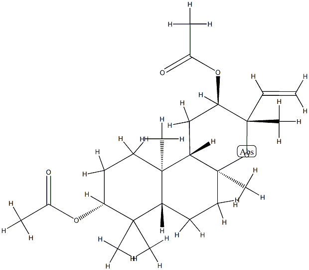 (2R,6aβ,10bβ)-3α-Ethenyldodecahydro-3,4aα,7,7,10aα-pentamethyl-1H-naphtho[2,1-b]pyran-2β,8α-diol diacetate CAS#: 88143-08-2