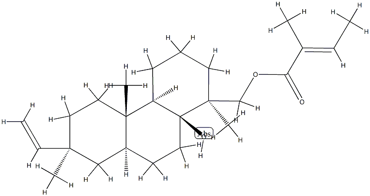 (E)-2-Methyl-2-butenoic acid [(1S,4aβ,8aβ)-7α-ethenyltetradecahydro-10aα-hydroxy-1,4bα,7-trimethylphenanthren-1α-yl]methyl ester CAS#: 89355-63-5