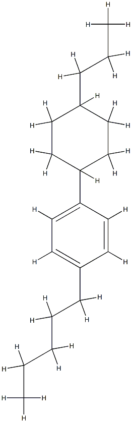 4-(反式-4-丙基环己基)戊基苯 CAS#: 89363-50-8