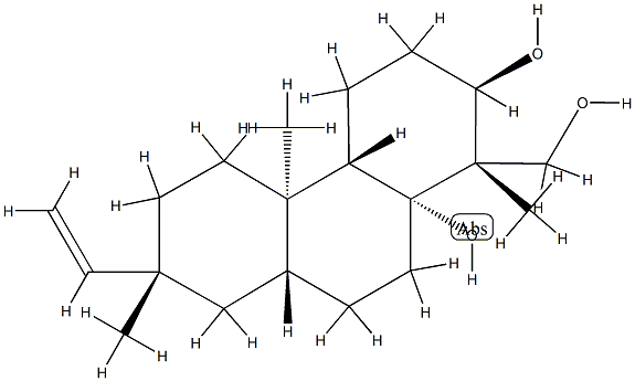 (1S,4aα,8aα)-7β-Ethenyltetradecahydro-1β-(hydroxymethyl)-1,4bβ,7-trimethyl-2α,10aβ-phenanthrenediol CAS#: 89366-12-1