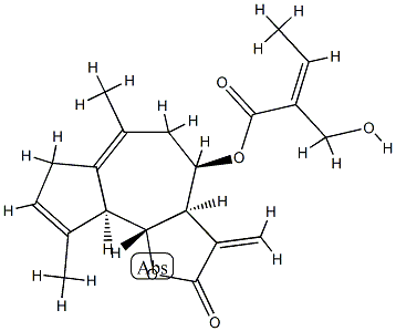 (3aR)-2,3,3aβ,4,5,7,9aβ,9bα-Octahydro-6,9-dimethyl-3-methylene-2-oxoazuleno[4,5-b]furan-4α-ol (Z)-2-(hydroxymethyl)-2-butenoate CAS#: 89900-51-6
