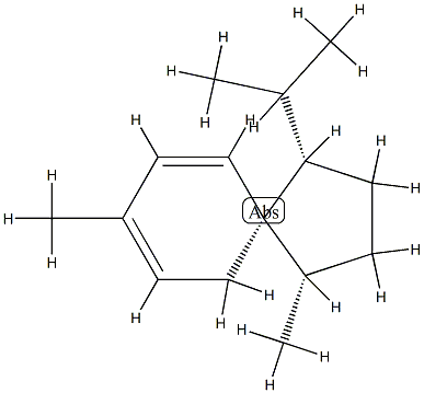 (1S,5S)-1β,8-Dimethyl-4β-(1-methylethyl)spiro[4.5]deca-6,8-diene CAS#: 89955-08-8
