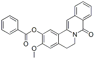 8H-Dibenzo[a,g]quinolizin-8-one,  2-(benzoyloxy)-5,6-dihydro-3-methoxy- CAS#: 85769-50-2