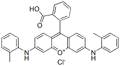 9-(2-carboxyphenyl)-3,6-bis[(o-tolyl)amino]xanthylium chloride CAS#: 81263-05-0