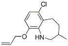 9-allyloxy-6-chloro-3-methyl-2,3,4,5-tetrahydro-1H-benzazepine CAS#: 86120-57-2