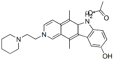 9-hydroxy-5,11-dimethyl-2-[2-(piperidyl)ethyl]-6H-pyrido[4,3-b]carbazolium acetate CAS#: 81531-60-4