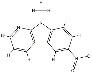 9H-Pyrido[2,3-b]indole,9-methyl-6-nitro-(8CI) CAS#: 801988-25-0