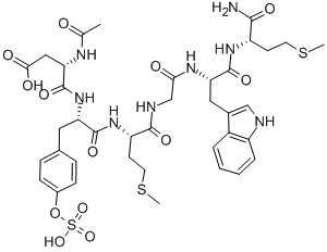 ACETYL-ASP-TYR[SO3H]-MET-GLY-TRP-MET-NH2 CAS#: 89911-65-9