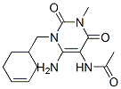 Acetamide,  N-[6-amino-1-(3-cyclohexen-1-ylmethyl)-1,2,3,4-tetrahydro-3-methyl-2,4-dioxo-5-pyrimidinyl]- CAS#: 82593-47-3