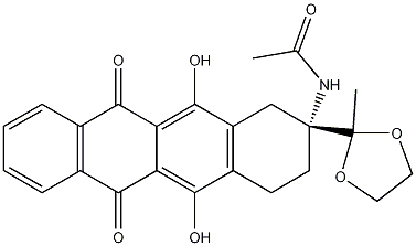 Acetamide,N-[1,2,3,4,6,11-hexahydro-5,12-dihydroxy-2-(2-methyl-1,3-dioxolan-2-yl)-6,11-dioxo-2-naphthacenyl]-,(R)- CAS#: 86264-76-8