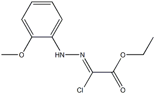 Acetic acid, 2-chloro-2-[2-(2-Methoxyphenyl)hydrazinylidene]-, ethyl ester CAS#: 85014-68-2
